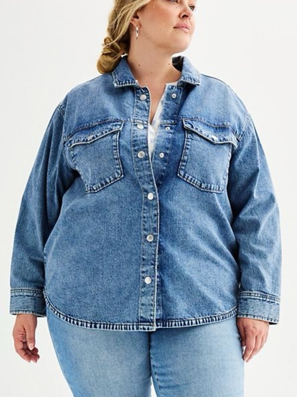 Sonoma Lightweight Oversized Denim Shacket